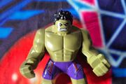Lego Minifigure Giant Hulk SH173 Dark Purple Pants Avengers 76041 76031 2015