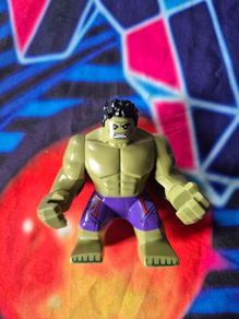 Lego Minifigure Giant Hulk SH173 Dark Purple Pants Avengers 76041 76031 2015