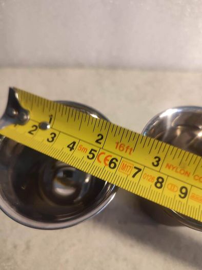 Set of 2 Browne Nespresso Pixie Metal Shot Cup Set