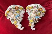 Antique Porcelain Wall Sconces