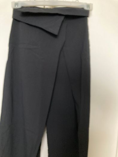 Asymmetrical wide leg trouresr size xs uk 4/6