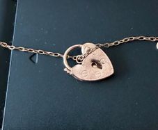 Gold heart vintage