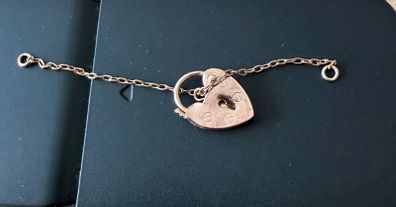 Gold heart vintage