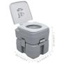Portable Camping Toilet Grey 20+10 L Image 8