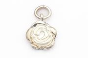 925 Sterling Silver Rose Flower Charm