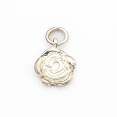 925 Sterling Silver Rose Flower Charm