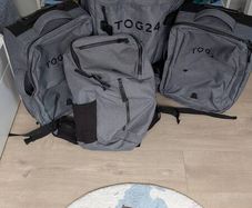 TOG24 Premium 4-Piece Luggage Set Grey Marl (3 x Wheeled Holdalls + Backpack)