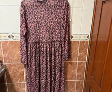 Numph Leopard Dress - Size UK14