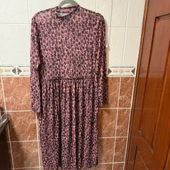 Numph Leopard Dress - Size UK14