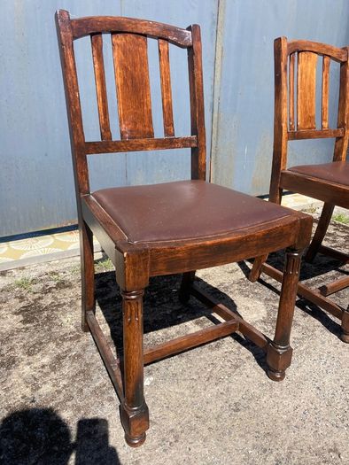 Vintage Chairs x 2 - Oak