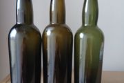 Lot of 3 vintage Guinness bottles