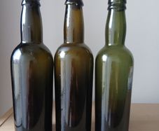 Lot of 3 vintage Guinness bottles