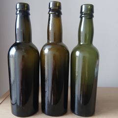 Lot of 3 vintage Guinness bottles