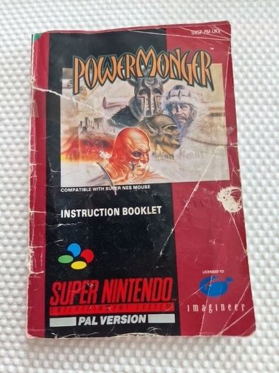 Power Monger Powermonger Snes Super Nintendo Arcade Retro Games Original
