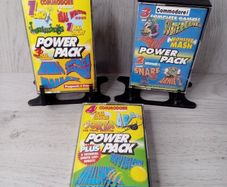 Commodore 64 Powerpack Games Bundle X 3 Games - Rare Retro Vintage Gaming Gamer
