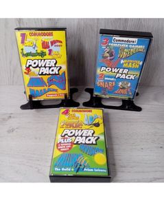 Commodore 64 Powerpack Games Bundle X 3 Games - Rare Retro Vintage Gaming Gamer