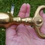 Vintage Pair of Brass Federal Style Andirons / Fire Dogs Image 10