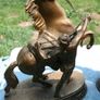 A Pair Of Antique  Marly Horses 7" X 8,4" Image 4