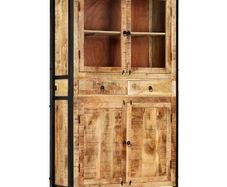 High board 100x40x175 cm Solid Mango Wood