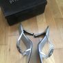 Bespoke Designer / Vintage High Silver Sandals Image 2