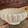 Vintage H J  Wood Burslem Pearlescent Lustre Mantel Vase with Gold Handles Image 6