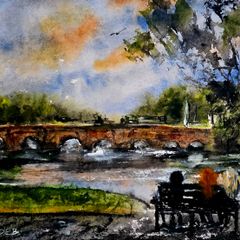 Wicklow town watercolour