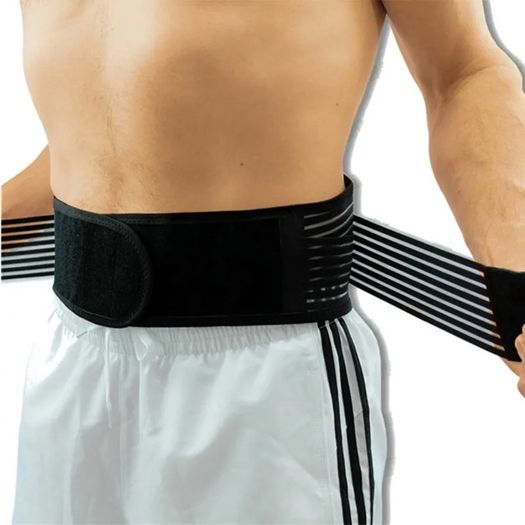 Adjustable Neoprene Double Pull Lumbar Support Lower Back Belt Brace Pain Relief Band Waist Belt