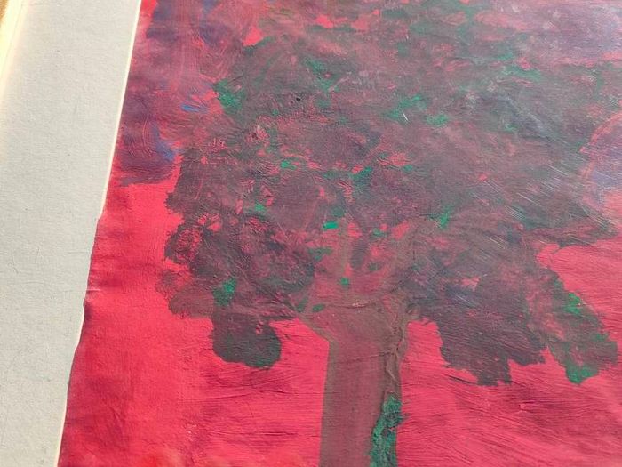 Vintage original Aboriginal pastel
