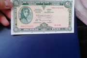 1969 Ireland One Pound Banknote