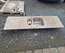 Reclaimed Kitchen Granite Countertop