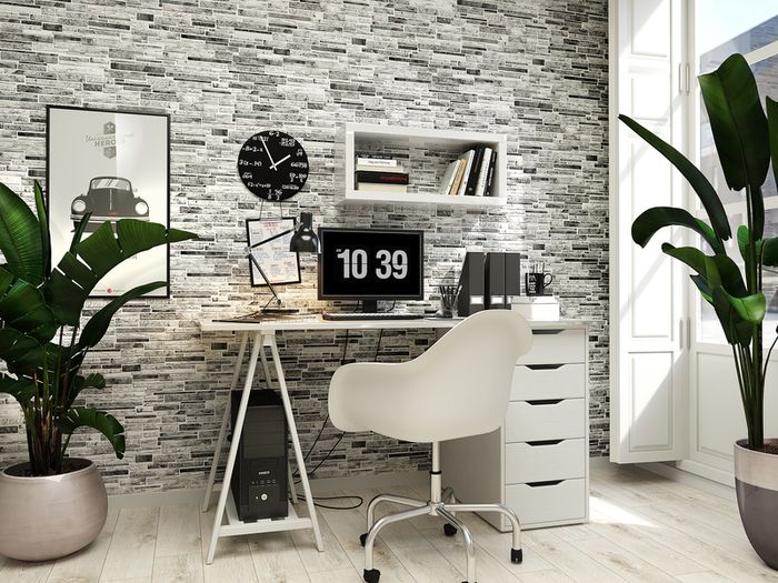 Pebble, stone, brick, tile Effect 3D PVC  Wall panel