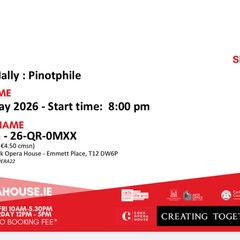 1x Joanne McNally Ticket - Cork Opera House - May 29th
