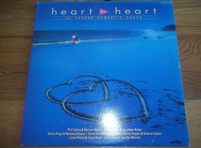 Heart To Heart Double Vinyl 1986 Phil Collins Kenny Rogers Marvin Gaye