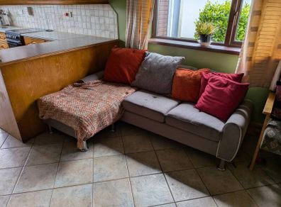 L shape couch
