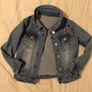 Girls Blue Denim Jacket Image 2