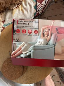 Red Light Therapy Lamp with Stand