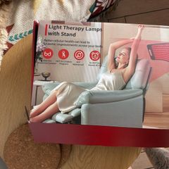 Red Light Therapy Lamp with Stand