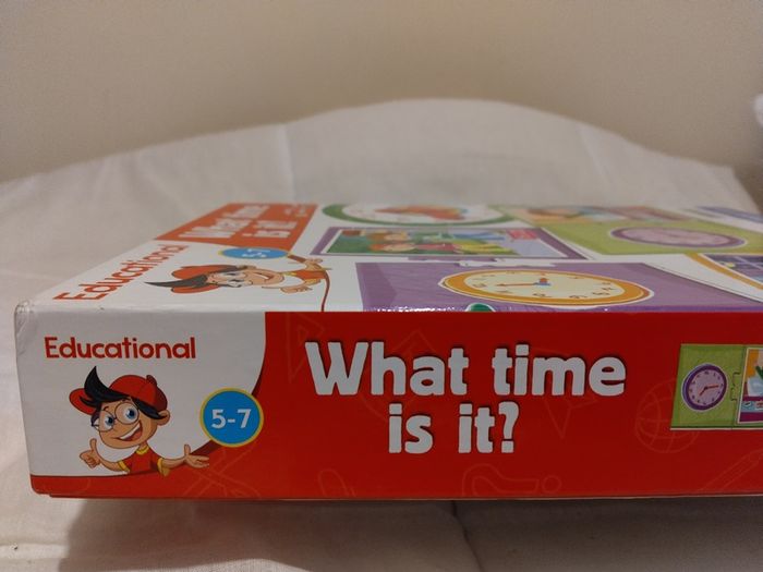 Clementoni Young Learners, What time is it Educational game
