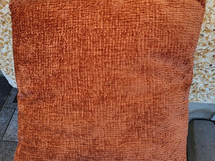 Chenille Rust Colour Cushions