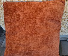 Chenille Rust Colour Cushions