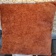 Chenille Rust Colour Cushions