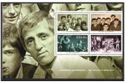 2010 Ireland Legendary Showbands showing picture of The Miami Showband (Stamps of The Miami Showband, The Drifters Showband, The Royal Showband &amp; The Freshman ) Commemorative Stamps Booklet Pane Mint Never Hinged (MNH). Hibernian HP194