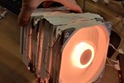Tempest 6 Pipes Dual Heatsink 120mm ARGB CPU Cooler White