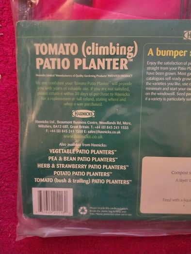 Nine Assorted Patio Planter Packs