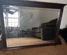 Antique Victorian / Edwardian Overmantel Mirror c.1900