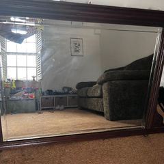 Antique Victorian / Edwardian Overmantel Mirror c.1900