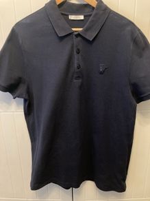 Versace Collection Blue Polo Shirt XXL