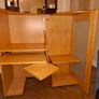 Computer desk/cabinet (closable, on castors) Image 2