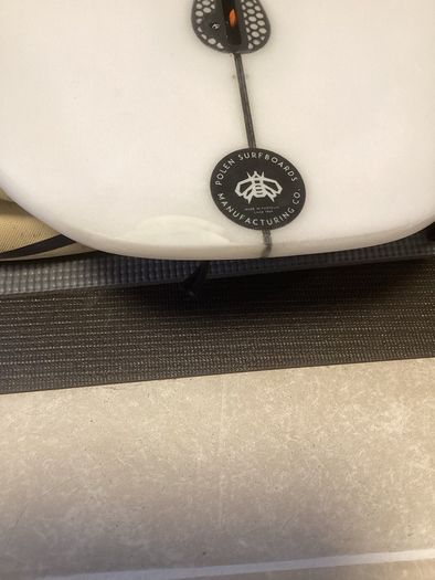 5/11 surfboard with bag and leash