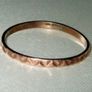 Vintage Hallmarked 9k Rose Gold Geometric Ring Image 7